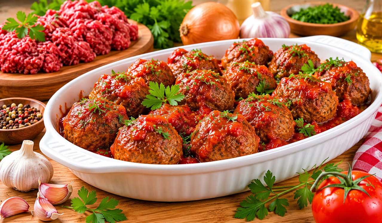 As almôndegas podem ser uma boa fonte de proteínas, ferro, zinco e vitaminas do complexo B, especialmente quando preparadas com carnes magras. Dependendo da receita, também podem fornecer nutrientes provenientes de ingredientes como aveia, legumes e ervas adicionados à mistura.