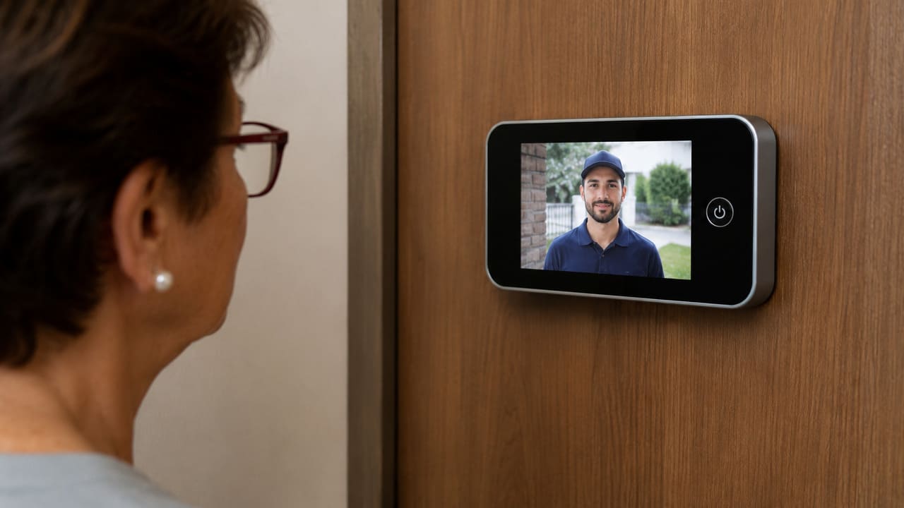 Com o avanço da tecnologia, surgiram versões eletrônicas capazes de exibir a imagem em pequenas telas instaladas na parte interna da porta. Esses equipamentos oferecem uma visualização mais ampla e podem ser mais confortáveis para crianças, idosos e pessoas com dificuldade de enxergar pelo visor convencional.