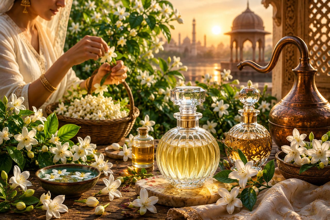 O universo da perfumaria é construído a partir de plantas que carregam aromas únicos e histórias fascinantes. Cada essência extraída de flores, folhas, raízes ou resinas traduz fragrâncias, tradições e memórias coletivas. Ao longo dos séculos, espécies vegetais foram cultivadas e reverenciadas pela capacidade de transformar ambiente e despertar emoções. A arte de criar perfumes depende da alquimia entre natureza e sensibilidade humana, revelando como o cheiro pode ser símbolo de identidade e pod -  (crédito: imagem gerada por i.a )