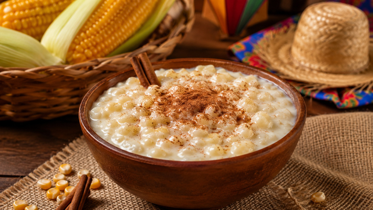 A canjica é preparada com milho branco cozido em leite, açúcar e especiarias, resultando em textura cremosa e sabor reconfortante que agrada diferentes paladares. Nas festas juninas, é servida quente e polvilhada com canela, atraindo filas de visitantes em busca de aconchego gastronômico e tradição. É um prato que traduz memória afetiva, reforça a ligação com a colheita e se tornou indispensável nas celebrações de junho, sendo um dos mais disputados nas quermesses.