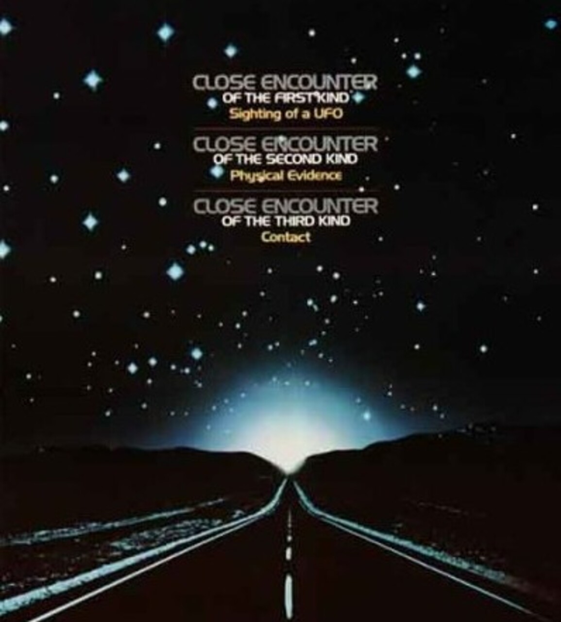 “Contatos Imediatos do Terceiro Grau” - Outro dirigido por Steven Spielberg, que também escreveu o roteiro, ao lado de seis co-roteiristas. Entrou em cartaz em 1977.