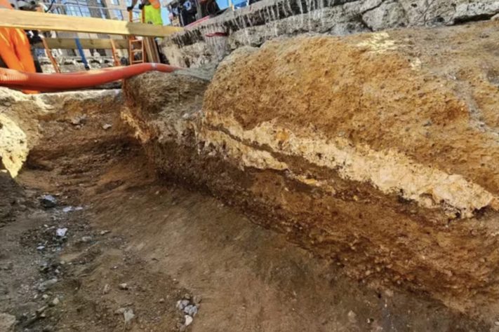 Estrada romana de 2 mil anos é descoberta em Londres – Divulgação/Museum of London Archaeology
