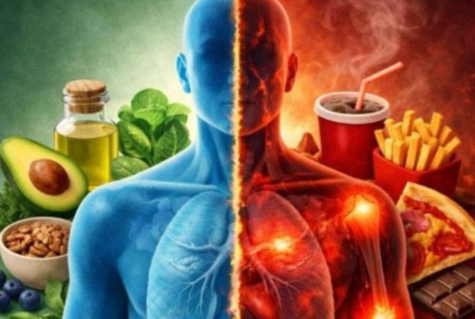 O que você come pode inflamar seu corpo; entenda