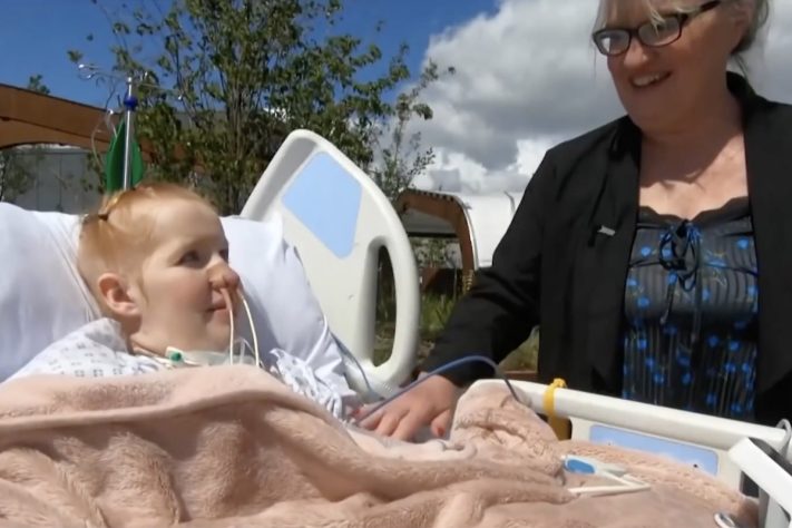 King's College Hospital, em Londres, inaugura jardim no terraço para receber pacientes de unidade de terapia intensiva – Reprodução/TV Globo