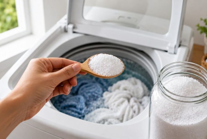 Por que algumas pessoas lavam roupas com sal? Descubra a utilidade