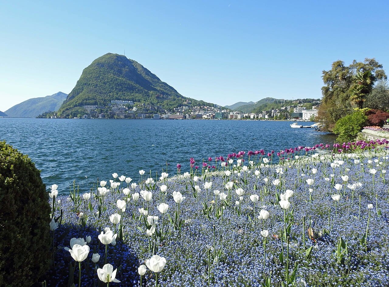 O Parco Ciani é considerado o parque mais famoso de Lugano, localizado às margens do lago. Com jardins bem cuidados, esculturas e áreas de lazer, é um espaço de encontro para moradores e turistas. Além de sua beleza natural, abriga eventos culturais e oferece vistas privilegiadas da cidade, sendo também um dos locais mais fotografados de Lugano e símbolo da vida comunitária.