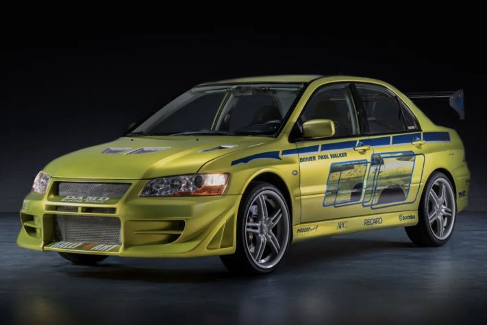 Mitsubishi Lancer Evolution VII usado em + Velozes + Furiosos (2003) – Bonhams Cars/Divulgação