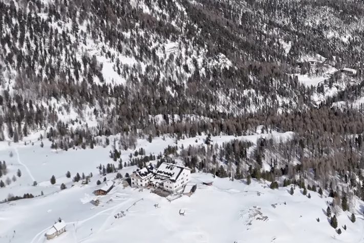 Refúgio Nino Corsi, Itália – Reprodução/YouTube La montagna nel Cuore 
