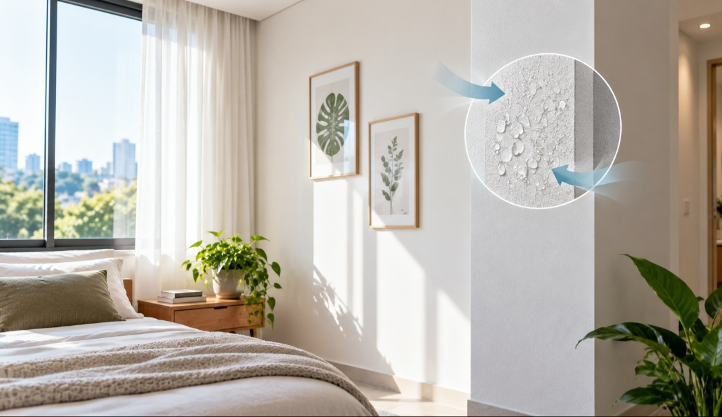 O desempenho termoacústico do material atua como uma barreira natural contra a propagação de ruídos entre pavimentos e estabiliza as variações extremas de temperatura. O preenchimento interno das estruturas com lã de vidro ou de rocha eleva o isolamento de cinemas residenciais e escritórios comerciais. A baixa condutividade térmica do mineral mantém ambientes internos agradáveis, gerando economia expressiva no consumo de energia com ar condicionado.