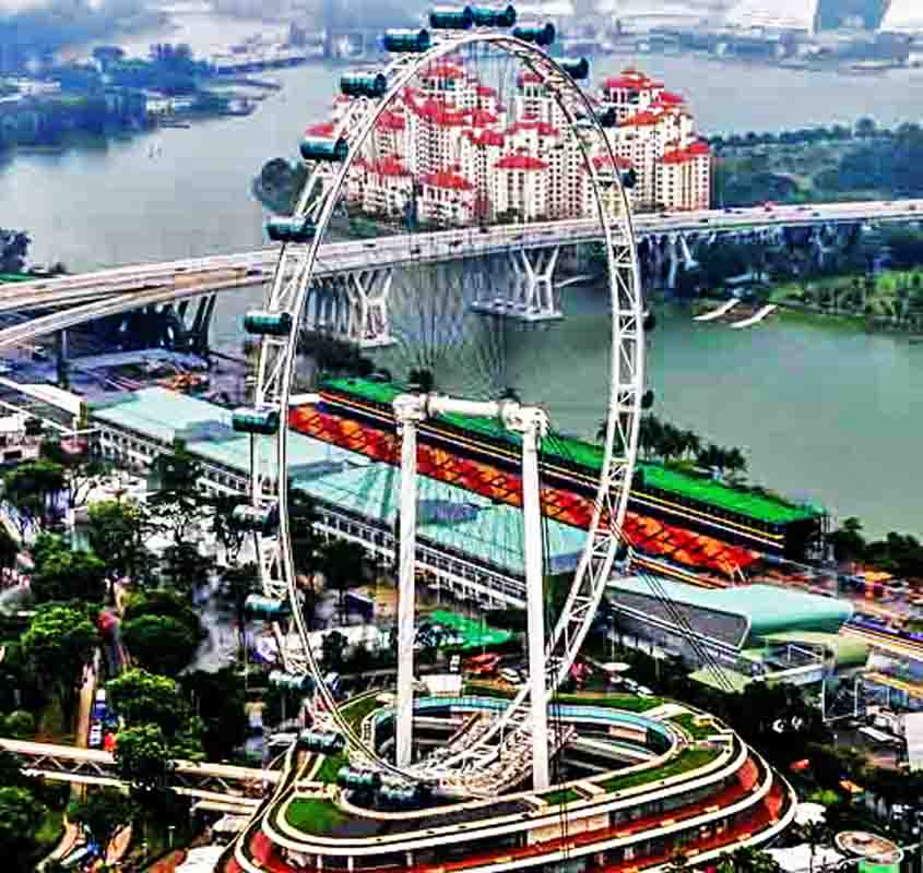 The Singapore Flyer (Singapura) - Rodas-Gigantes - Flickr/Claude Vinci