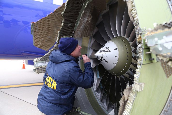 Southwest Airlines, voo 1380 - Wikimedia Commons/National Transportation Safety Board