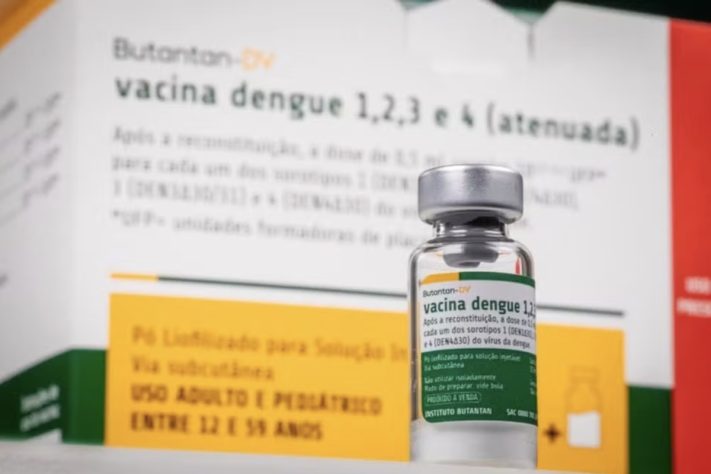 Vacina contra a dengue feita pelo Butantan – Divulgação/Instituto Butantan