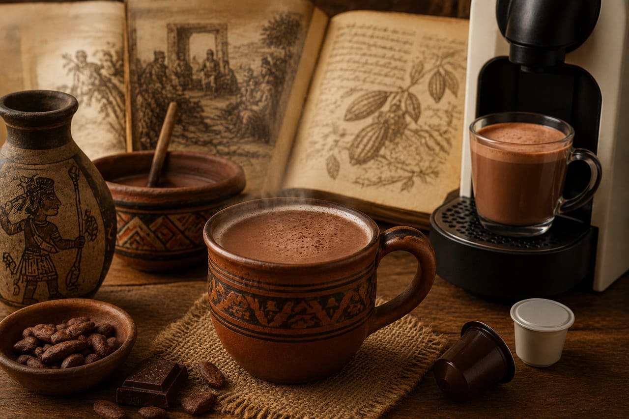 O nome costuma ser relacionado à combinação das palavras “chocolate” e “cappuccino”. Apesar da semelhança visual com a bebida italiana, o chococino normalmente não leva café em sua composição, destacando-se pelo sabor predominantemente achocolatado.
