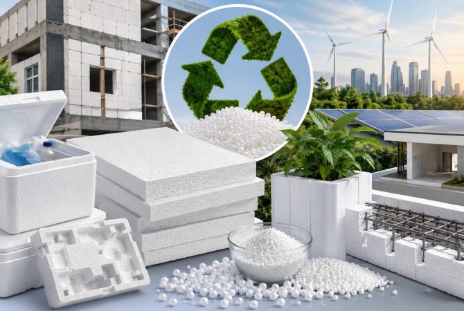 Muito além da caixa térmica: o impacto do isopor na construção e na economia circular