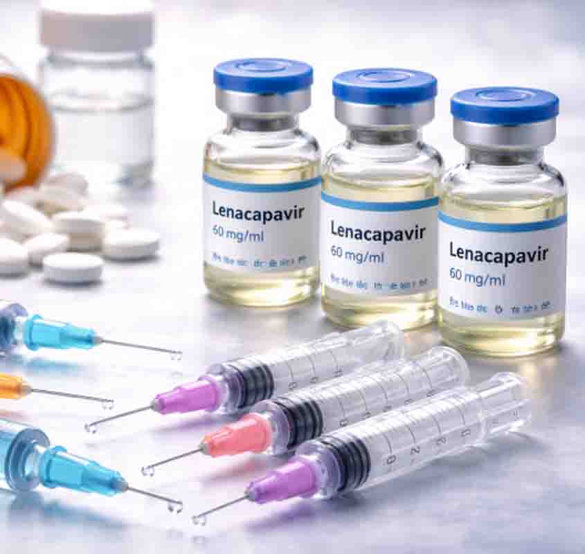 O lenacapavir está disponível em versões oral e injetável, com a formulação subcutânea indicada para manutenção prolongada da PrEP - imagem gerada por i.a