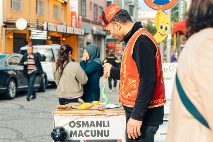 Dondurma, sorvete feito com ingrediente raro na Turquia pode ser cortado, moldado e esticado – Pexels/ysnapshotjournal
