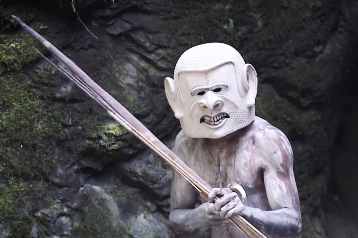 Tribo dos Asaro, na Papua-Nova Guiné, é uma das mais intrigantes do mundo – Reprodução/YouTube Australian Museum