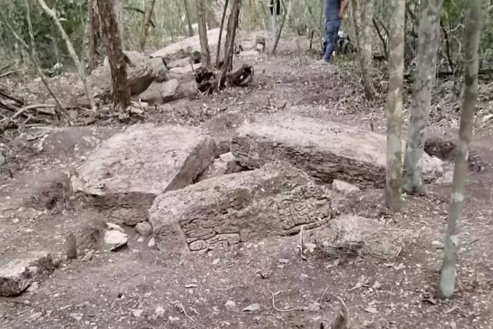 Arqueólogos encontram antiga metrópole maia escondida no meio da selva mexicana – Reprodução/INAH TV
