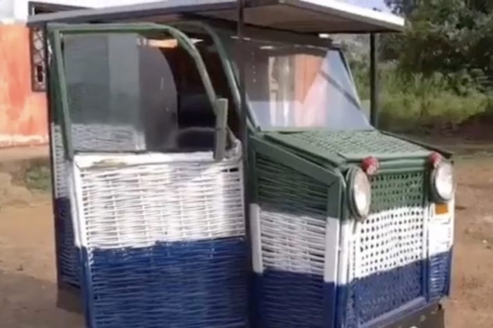 Carro movido a energia solar feito com materiais reciclados rende destaque internacional a estudante de Serra Leoa – Reprodução/YouTube