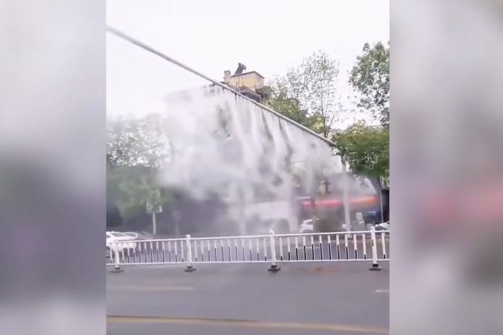 Tecnologia de 'ar-condicionado gigante' no topo de prédios utilizada na China viraliza nas redes – Reprodução