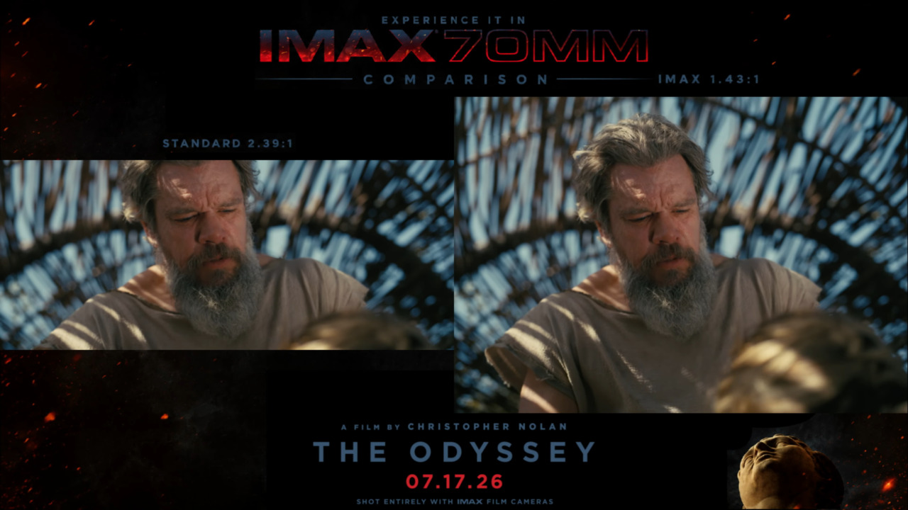 A experiência mais fiel à proposta de Christopher Nolan acontece nas salas IMAX 70mm, formato de maior resolução disponível, mas hoje existem apenas cerca de 30 delas no mundo, a maioria nos Estados Unidos. No Brasil, existem salas IMAX desde 2009, embora o país não conte com salas de projeção IMAX 70mm.