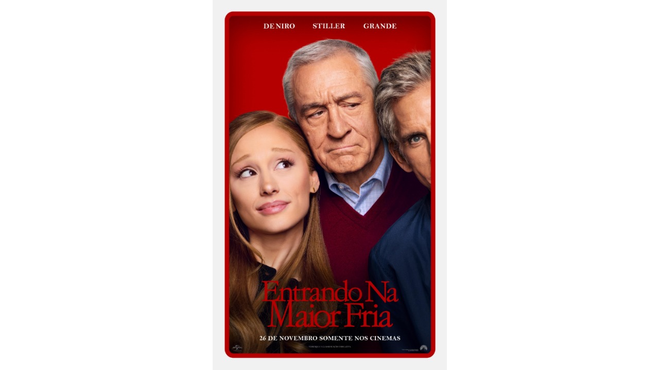 A Paramount Pictures divulgou no dia 1º de julho de 2026 um novo trailer oficial de 'Entrando Numa Grande Fria', quarto capítulo da franquia cômica estrelada por Ben Stiller e Robert De Niro, que tem estreia prevista para 26 de novembro de 2026 nos cinemas brasileiros. É o primeiro filme da franquia desde 2010, quando o terceiro capítulo chegou aos cinemas.
 -  (crédito: Divulgação)