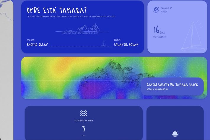 Nova expedição de Tamara Klink ganha plataforma que mostra rota, clima e localização em tempo real – Reprodução