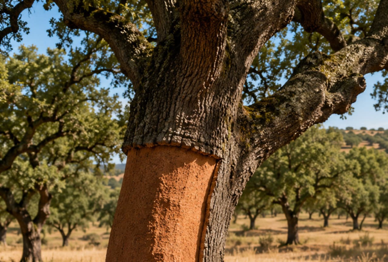 Como a árvore continua viva após a extração da casca, a cortiça é considerada um recurso renovável. Além disso, é reciclável, biodegradável e contribui para a preservação das florestas de sobreiros.