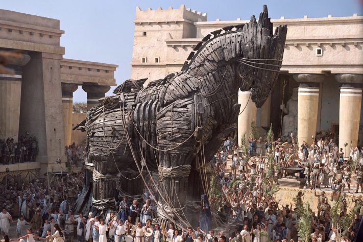 Cavalo de Troia no filme 