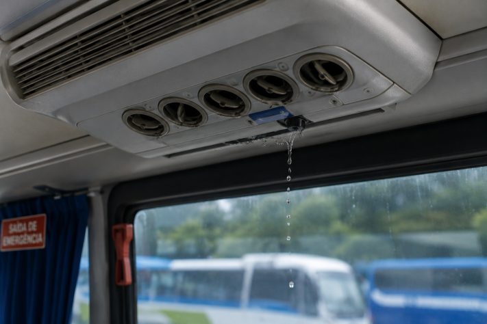 Ar-condicionado de ônibus – Imagem gerada por IA
