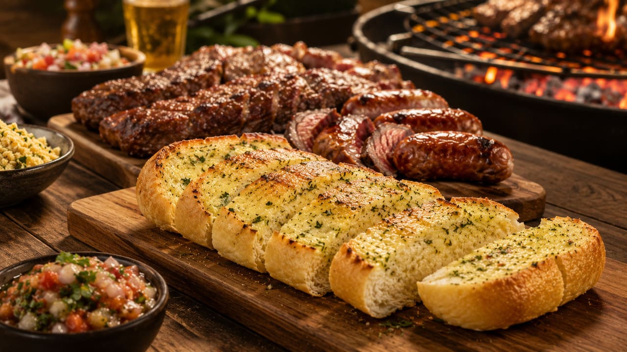 Hoje, o pão de alho é considerado um dos acompanhamentos mais populares das carnes assadas. Sua praticidade e sabor fizeram com que estivesse presente tanto em churrascos domésticos quanto em grandes eventos.