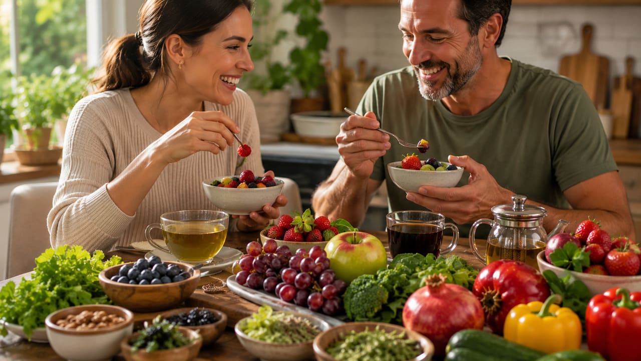 Consumir diariamente frutas, verduras, legumes, ervas, especiarias, café, chás e outros alimentos de origem vegetal é uma forma prática de aumentar a ingestão de polifenóis. Quanto mais variada for a alimentação, maior tende a ser a diversidade desses compostos.