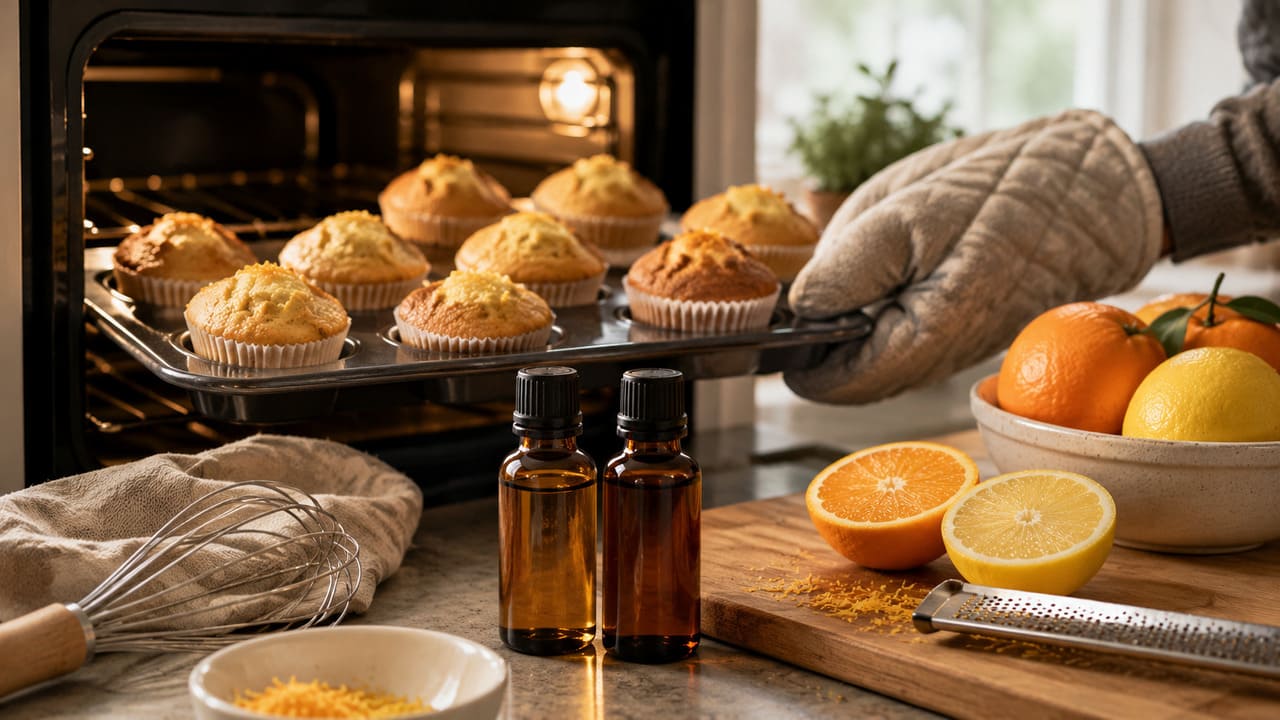 Extratos de limão e de laranja são excelentes para realçar preparações cítricas. Eles acrescentam o perfume característico das cascas dessas frutas a bolos, muffins, cheesecakes, glacês, biscoitos e sobremesas, sem aumentar significativamente a quantidade de líquido da receita.