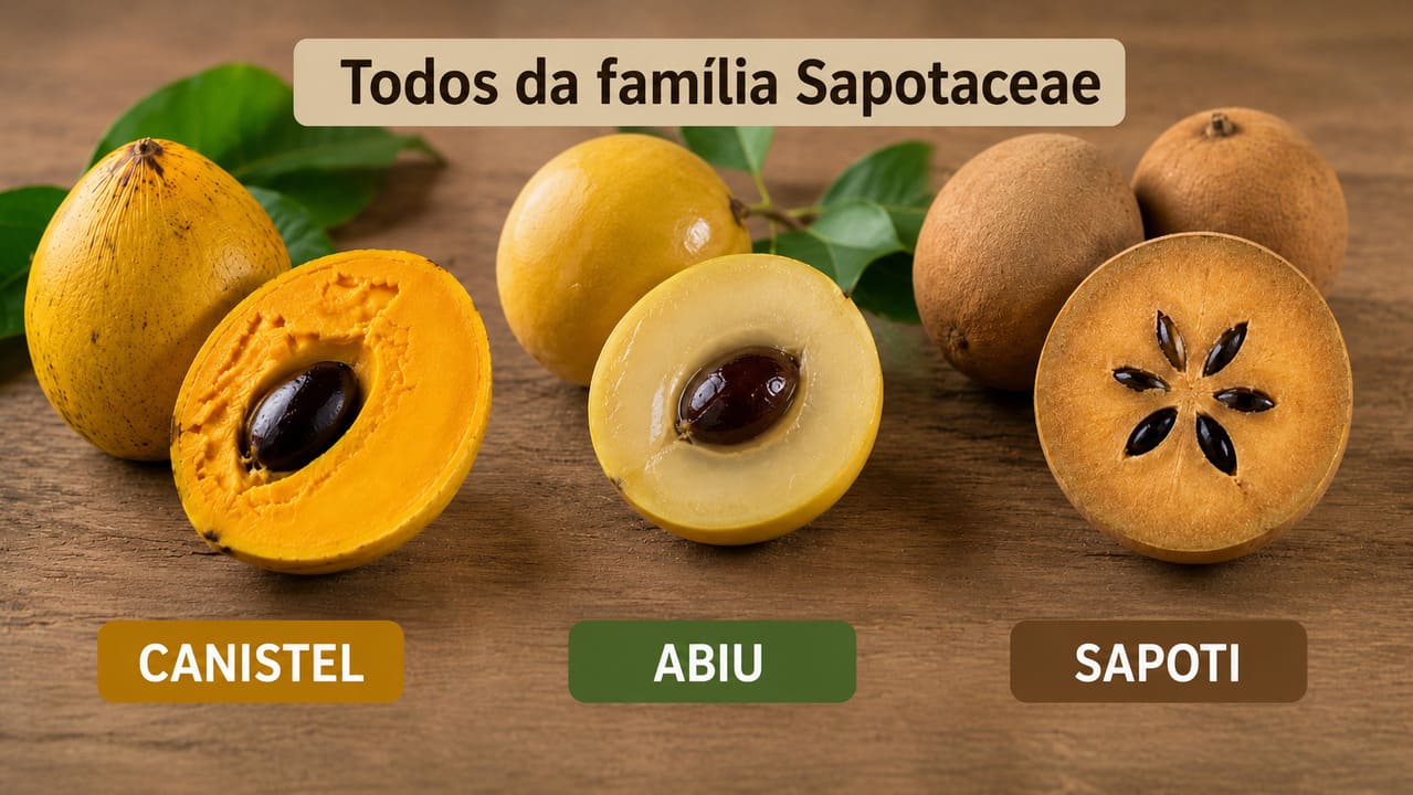 O canistel integra a família botânica Sapotaceae, a mesma do abiu e do sapoti. Apesar do parentesco, as três frutas apresentam aparência, textura e sabor bastante diferentes.