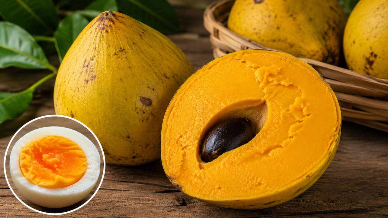 Muitas pessoas descrevem o sabor como semelhante ao doce de leite, ao caramelo ou à batata-doce. Apesar das comparações, trata-se de uma fruta com sabor próprio e bastante característico.