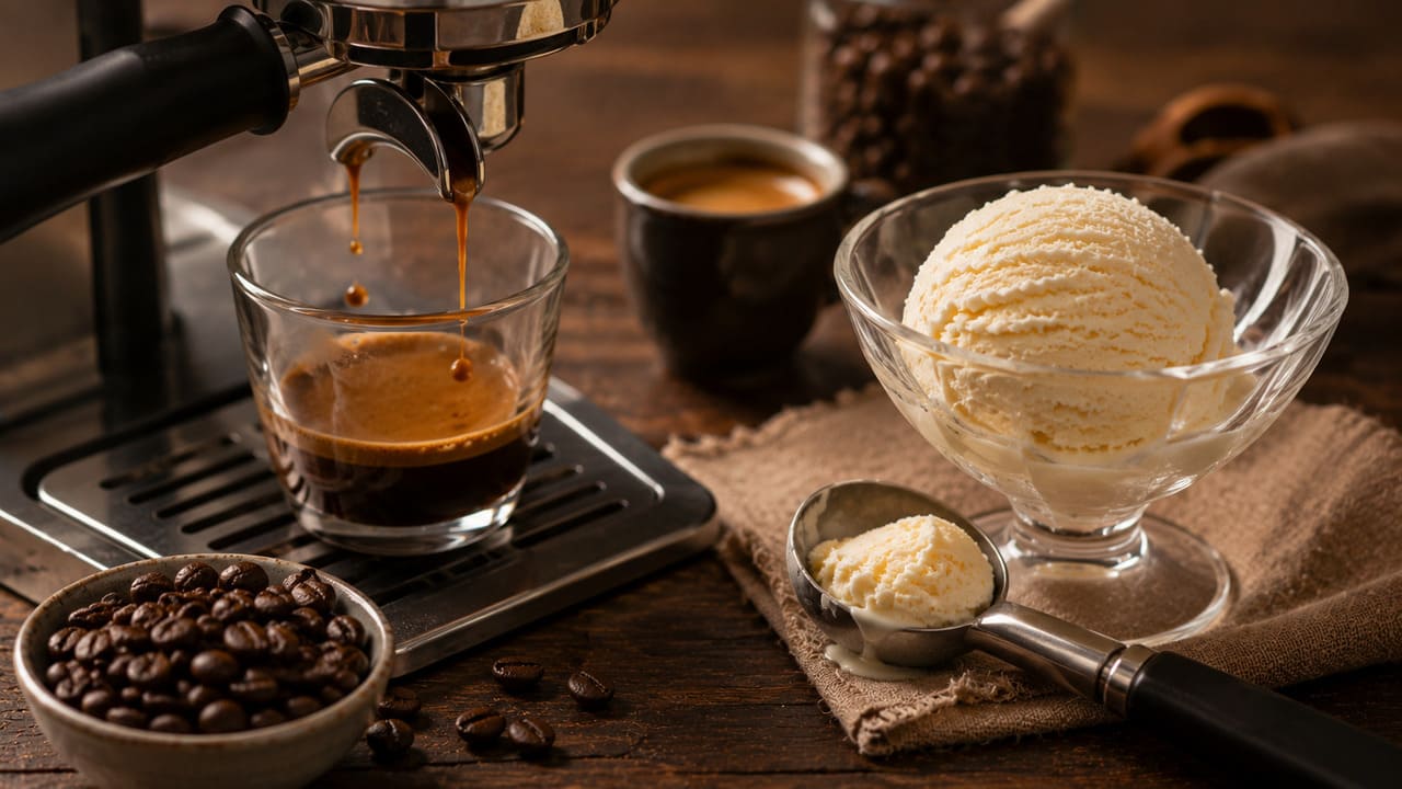 Como o espresso é um dos protagonistas da receita, utilizar grãos de boa qualidade e um café preparado corretamente influencia diretamente no sabor final do affogato.