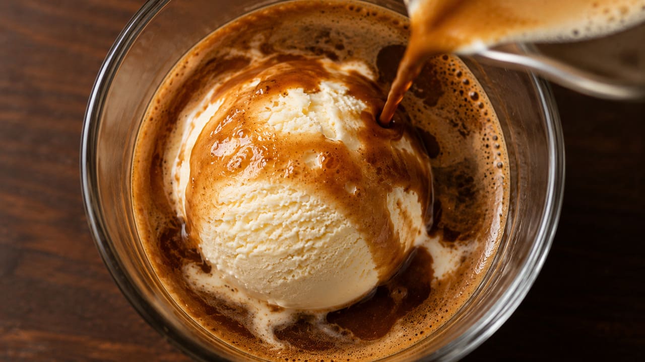 Em italiano, affogato significa 