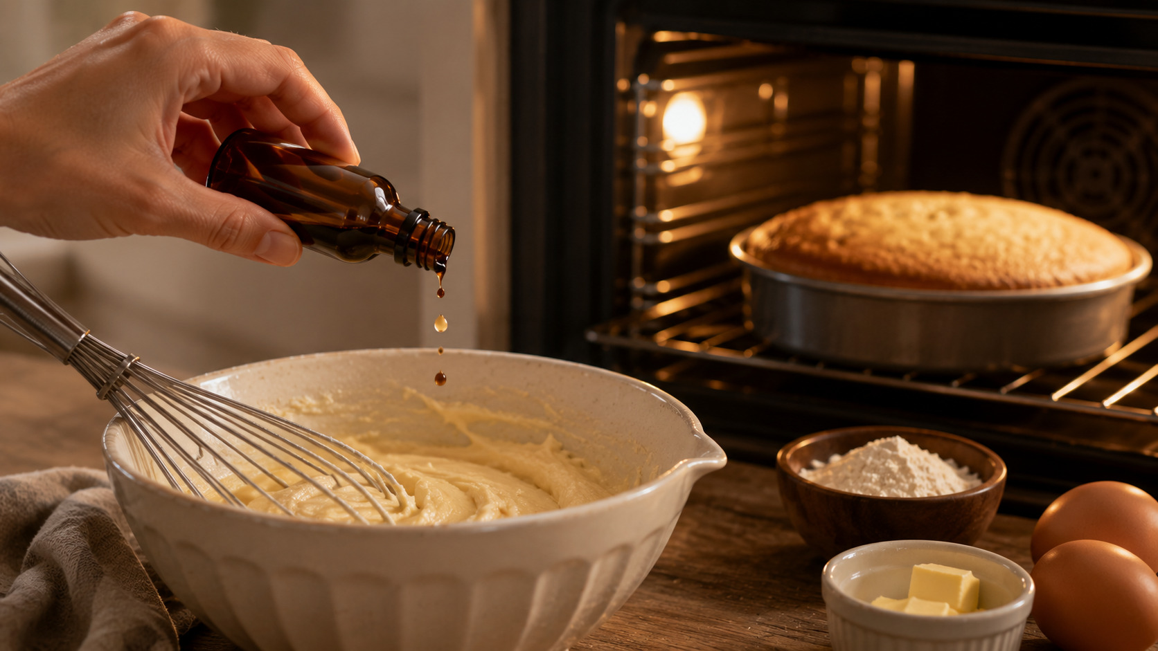 É importante observar que a maioria dos extratos naturais contém álcool, utilizado no processo de extração dos aromas. Nas quantidades normalmente empregadas na culinária, isso não representa problema para a maioria das pessoas, e parte do álcool evapora durante o preparo de receitas assadas.