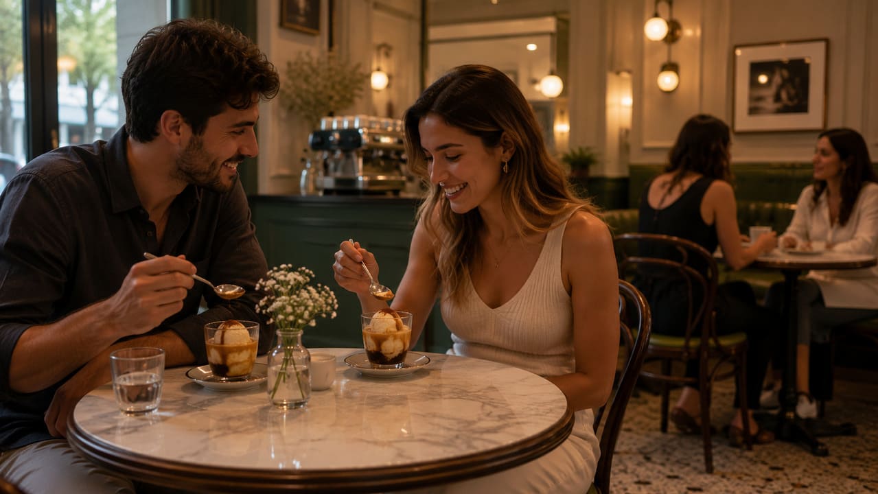 Embora tenha origem italiana, o affogato tornou-se presença frequente em cafeterias de diversos países O affogato deve ser consumido imediatamente. Assim, é possível aproveitar o equilíbrio entre o sorvete ainda firme e o café quente antes que a sobremesa derreta completamente.