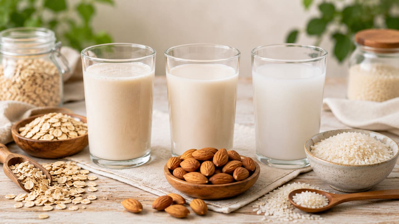 Cada tipo apresenta quantidades diferentes de proteínas, gorduras, fibras e carboidratos. Muitas versões industrializadas recebem adição de cálcio, vitaminas D e B12 para enriquecer a composição, enquanto outras contêm açúcar ou aromatizantes, tornando importante a leitura do rótulo.