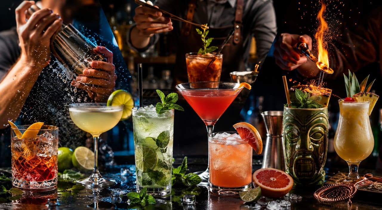 Muito além de misturar bebidas, a coquetelaria combina técnica, criatividade e apresentação. O trabalho dos bartenders transformou muitos drinks em verdadeiros espetáculos, enquanto novas receitas surgem constantemente. Conheça algumas curiosidades sobre os cocktails, os sabores mais populares e os cuidados para aproveitar a experiência com equilíbrio. -  (crédito: imagem gerada por i.a)