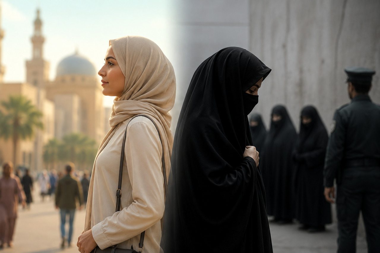 Em alguns países, o uso é opcional e interpretado como expressão pessoal de religiosidade. Já em nações mais conservadoras, as restrições são severas, havendo regras estatais que obrigam as mulheres a cobrir parte ou todo o corpo.