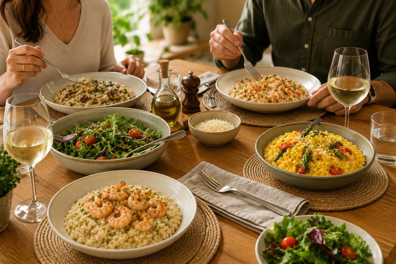 Apesar da fama de sofisticado, preparar um bom risoto está ao alcance de quem possui pouca experiência na cozinha. Com ingredientes básicos e cerca de meia hora de preparo, é possível obter um excelente resultado. A atenção ao ponto do arroz faz mais diferença do que equipamentos especiais.