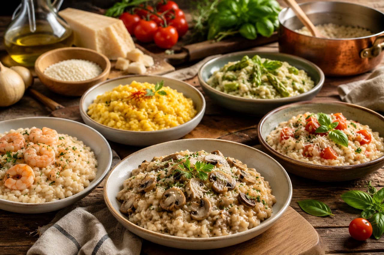 No final, a adição de manteiga e queijo ralado incorpora ainda mais cremosidade ao prato, etapa conhecida na culinária italiana como mantecatura. Esses detalhes ajudam a alcançar a textura ideal.