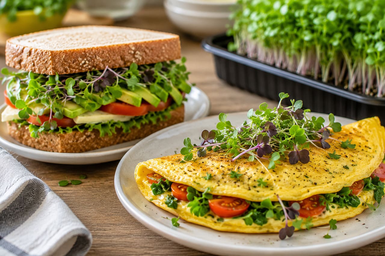 Além do valor ornamental, os microverdes são usados em saladas, sanduíches, omeletes, massas, sopas e pratos sofisticados. Algumas variedades têm sabor suave, enquanto outras oferecem notas picantes, adocicadas ou levemente condimentadas.