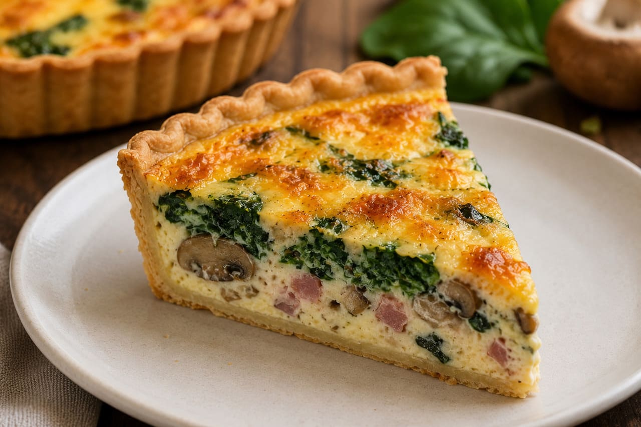Atualmente, a quiche continua conquistando consumidores por unir praticidade, variedade de sabores e apresentação elegante. Servida quente ou fria, ela permanece como uma das tortas salgadas mais apreciadas da gastronomia.