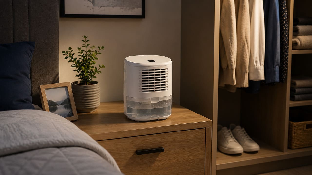 Desumidificadores são indicados para ambientes muito úmidos
Os modelos elétricos retiram continuamente a umidade do ar e costumam ser uma solução eficiente para quartos, escritórios e outros cômodos com ventilação insuficiente