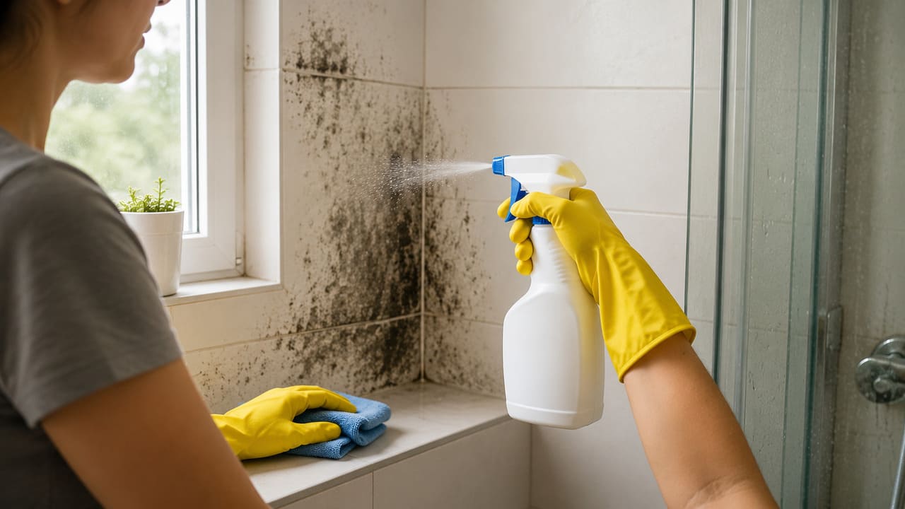 Sprays combatem o mofo já instalado. Quando os fungos já apareceram em paredes, azulejos, rejuntes e outras superfícies, os sprays específicos ajudam na limpeza e eliminam os microrganismos. Alguns ainda retardam o reaparecimento do problema.