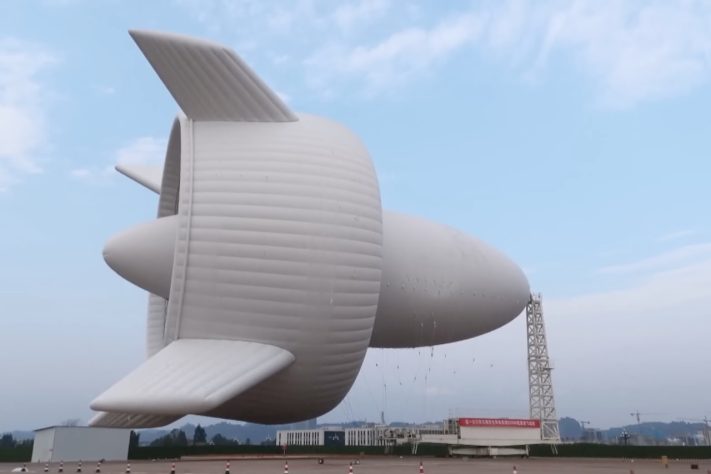 China testa tecnologia inédita ao usar dirigível para capturar ventos mais intensos para gerar energia – Reprodução/YouTube ET Digital