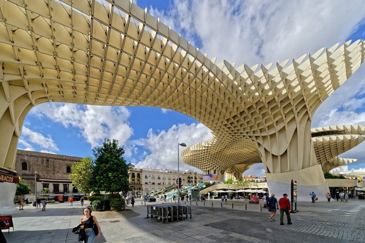 Metropol Parasol, Sevilha, Espanha – Wikimedia Commons/Holger Uwe Schmitt